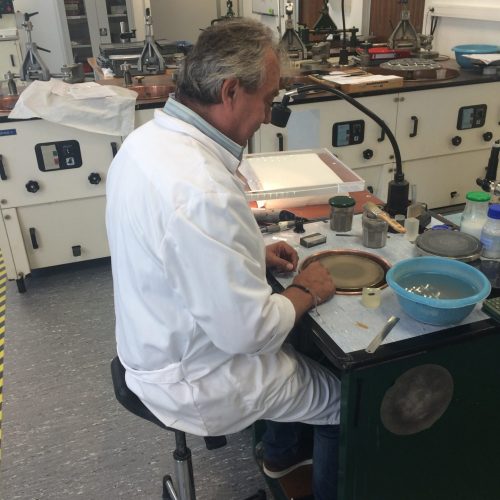 Travail en laboratoire